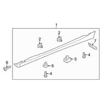 Kia OE - Pillars, Rocker & Floor - Exterior Trim (Gas)
