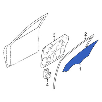 Kia OE - Rear Right Door Glass