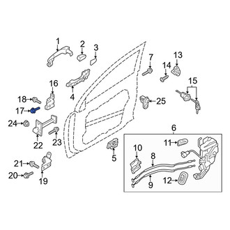 Kia OE - Door Hinge Bolt