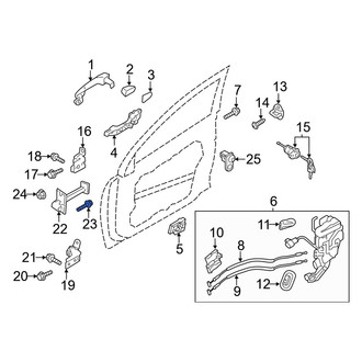 Kia OE - Center Radiator Support Splash Shield Bolt