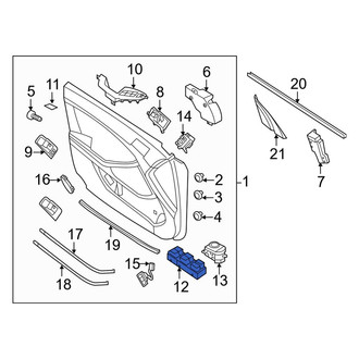 Kia OE - Front Left Door Window Switch