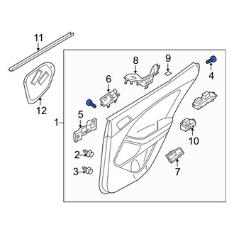 Kia OE - Fender Molding Screw