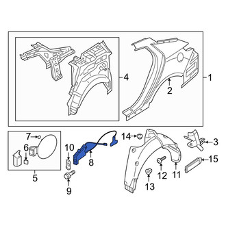 Kia OE - Rear Fuel Filler Door Lock Actuator