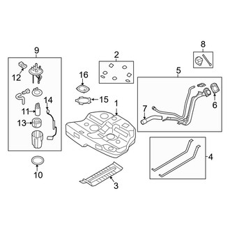Kia OE - Fuel System Components (USA Built)