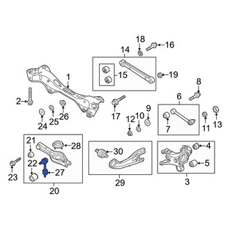 Kia OE - Front Suspension Stabilizer Bar Link