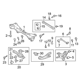 Kia OE - Rear Suspension - Suspension Components (Korea Built)