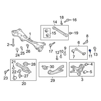Kia OE - Steering Tie Rod Washer