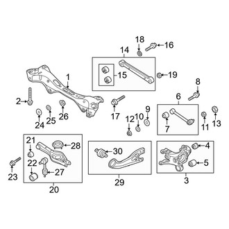 Kia OE - Rear Suspension - Suspension Components (USA Built)