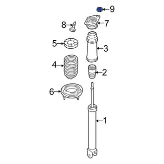 Kia OE - Suspension Shock Absorber Nut