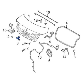 Kia OE - Rear Deck Lid Striker