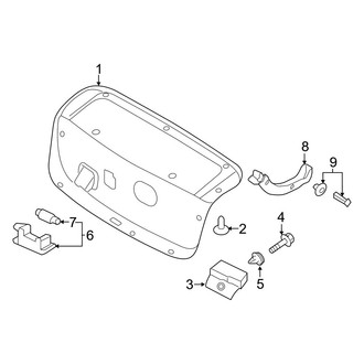 Kia OE - Trunk Lid - Interior Trim (Gas)