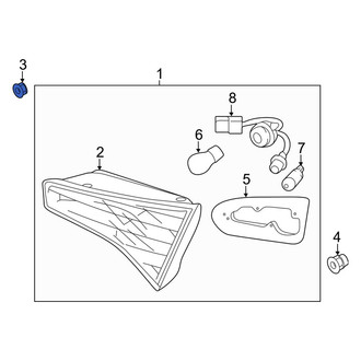 Kia OE - Back Up Light Assembly Nut