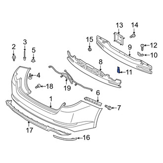 Kia OE - Lower Bumper Impact Bar Bracket