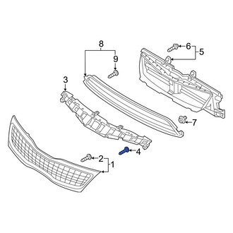 Kia OE - Bumper Trim Screw