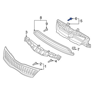 Kia OE - Bumper Cover Screw