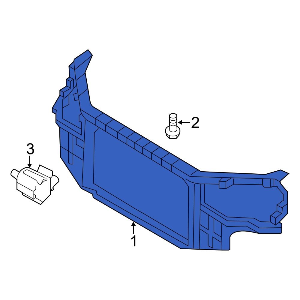 Kia OE 641014U500 Front Radiator Support Panel