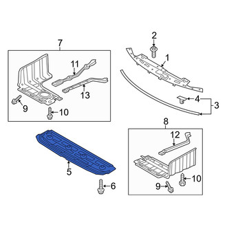 Kia OE - Front Radiator Support Splash Shield