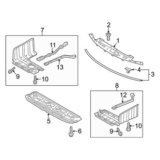 Kia OE - Radiator Support - Splash Shields (FULL HYBRID EV-GAS (FHEV))