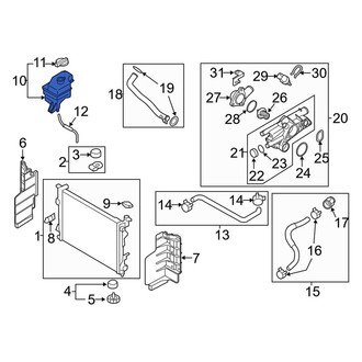 Kia OE - Engine Coolant Reservoir