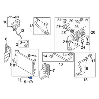 Kia OE - Lower Radiator Insulator