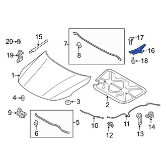 Kia OE - Front Left Hood Hinge