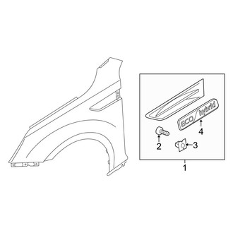 Kia OE - Fender - Exterior Trim (Hybrid / Hybrid EX / Hybrid EX Premium / Hybrid LX)