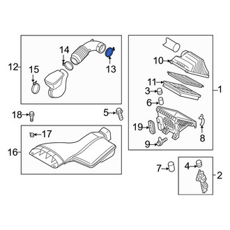 Kia OE - Inner Engine Air Duct Clamp