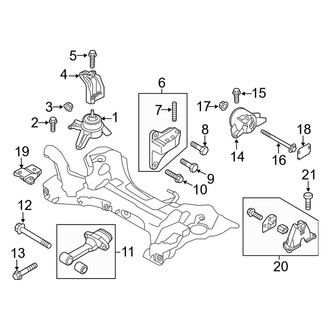 Kia OE - Engine / Transaxle - Engine & Transmission Mounting (FULL HYBRID EV-GAS (FHEV))