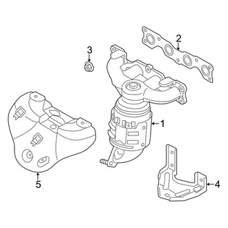 Kia OE - Exhaust System - Manifold (FULL HYBRID EV-GAS (FHEV))