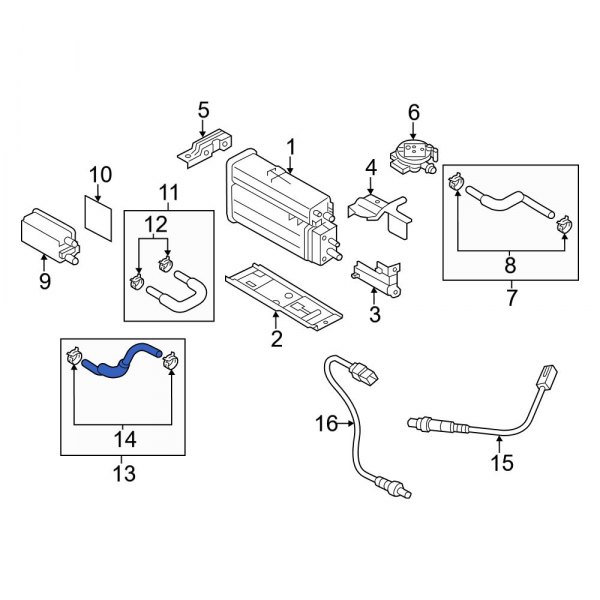 Evaporative Emissions System Lines