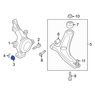 Kia OE - Upper Suspension Strut Nut