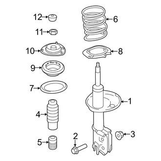 Kia OE - Front Suspension - Struts & Components (FULL HYBRID EV-GAS (FHEV))