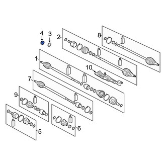 Kia OE - CV Joint Nut