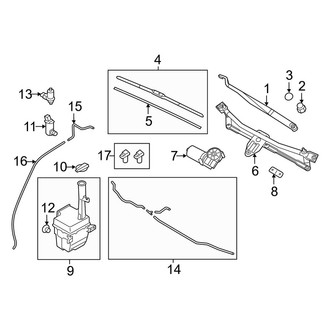Kia OE - Windshield - Wiper & Washer Components