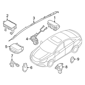 Kia OE - Restraint Systems - Air Bag Components (FULL HYBRID EV-GAS (FHEV))
