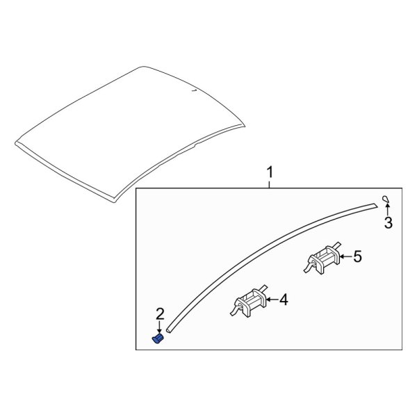 Roof Molding Cap