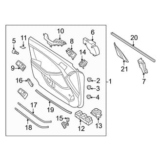 Kia OE - Front Door - Interior Trim (Hybrid)