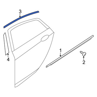 Kia OE - Rear Left Door Reveal Molding