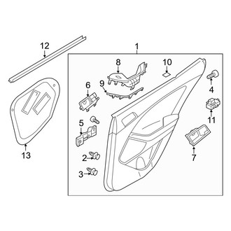 Kia OE - Rear Door - Interior Trim (Hybrid)