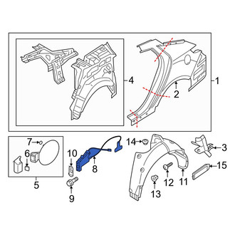Kia OE - Rear Fuel Filler Door Lock Actuator