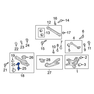 Kia OE - Front Suspension Stabilizer Bar Link