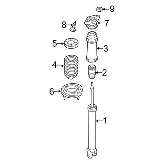 Kia OE - Rear Suspension - Shocks & Components (FULL HYBRID EV-GAS (FHEV))