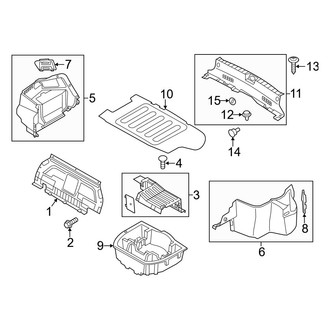 Kia OE - Rear Body & Floor - Interior Trim (Trunk Compartment), (FULL HYBRID EV-GAS (FHEV))