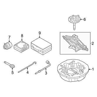 Kia OE - Rear Body & Floor - Jack & Components (FULL HYBRID EV-GAS (FHEV))