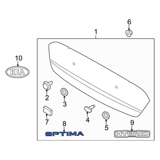 Kia OE - Rear Deck Lid Emblem