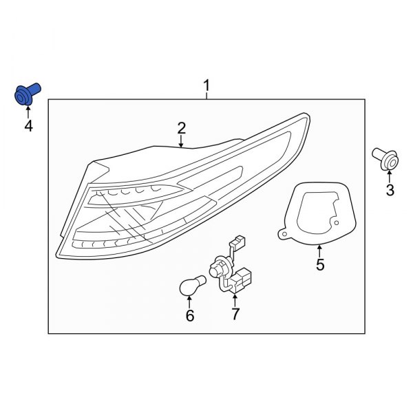 Tail Light Grommet