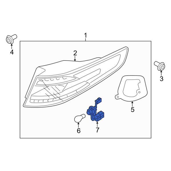 Tail Light Socket