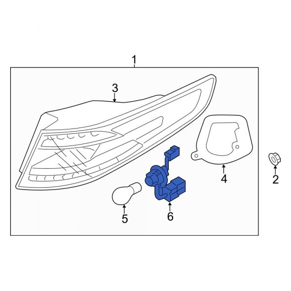 Tail Light Socket