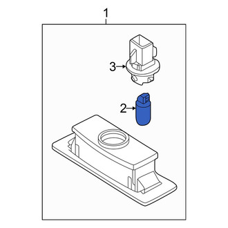 Kia OE - License Plate Light Bulb