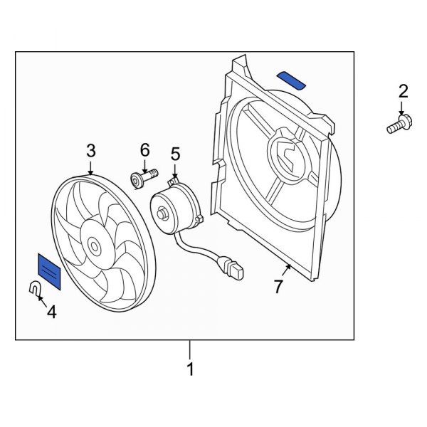 A/C Condenser Fan Assembly